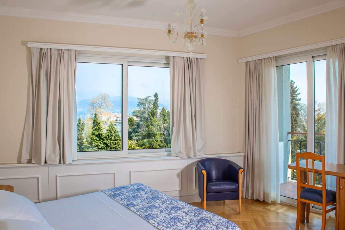 Le camere dell'Hotel Royal a Stresa