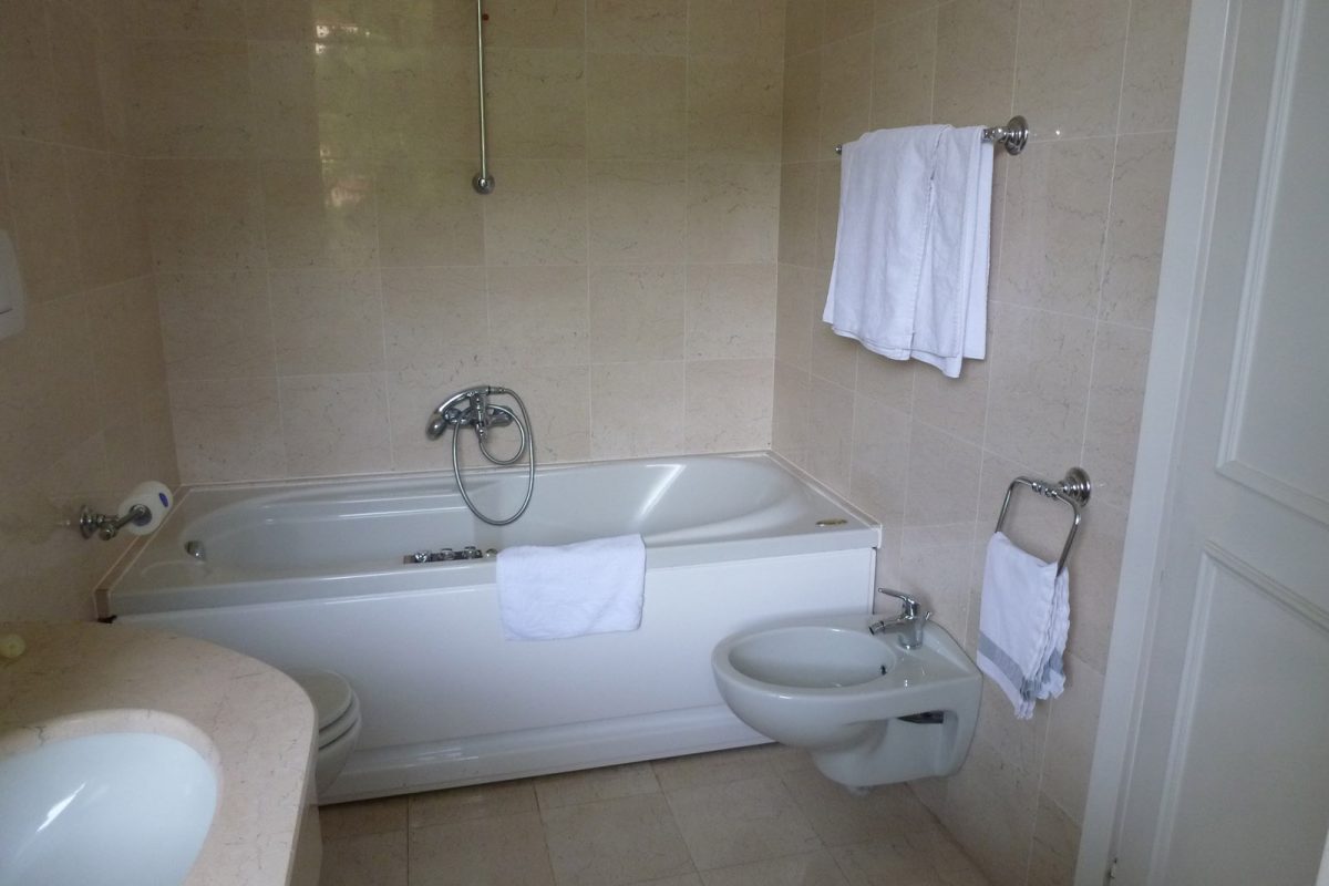 I bagni delle camere dell'hotel